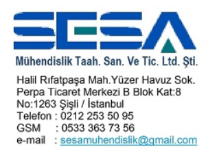 SESA MÜHENDİSLİK TAAHHÜT SANAYİ VE TİCARET LİMİTED ŞİRKETİ