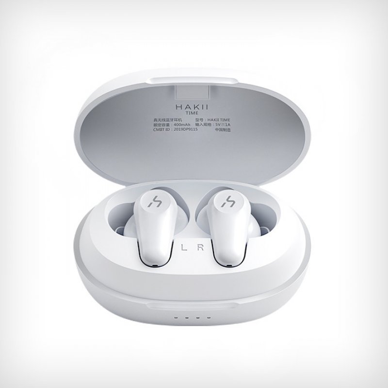 Hakii Time IPX4 Bluetooth Kulaklık Aktif Gürültü Önleme (ANC) – Beyaz