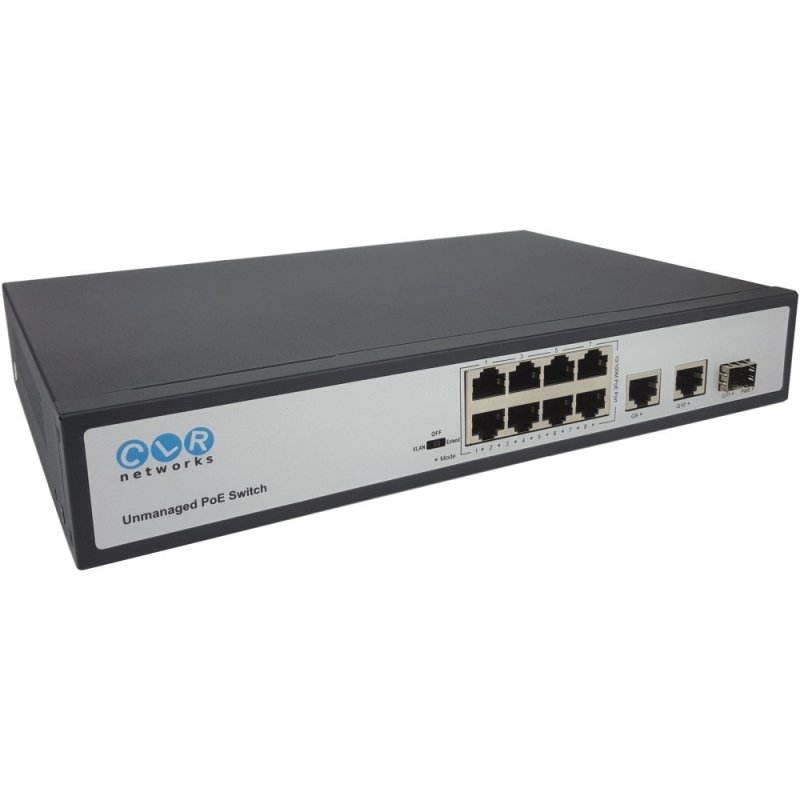 8 Port POE Switch Fiber Uplink [CLR-SWG-821P]