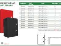 ABS RENKLİ PANOLAR OPAK SAC TABANLI