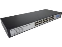 CLR-SWG-1724 24-Port Gigabit Ethernet Unmanaged Switch Rack-Mount 1U Metal Kasa