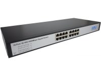 CLR networks CLR-SWG-1716 16-Port Gigabit Ethernet Switch Unmanaged Rack-mount Metal Kasa