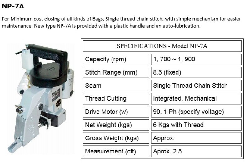 ÇUVAL DİKİŞ MAKİNASI